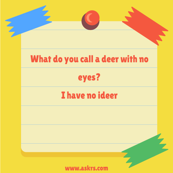 Funny Deer with No Eyes Jokes