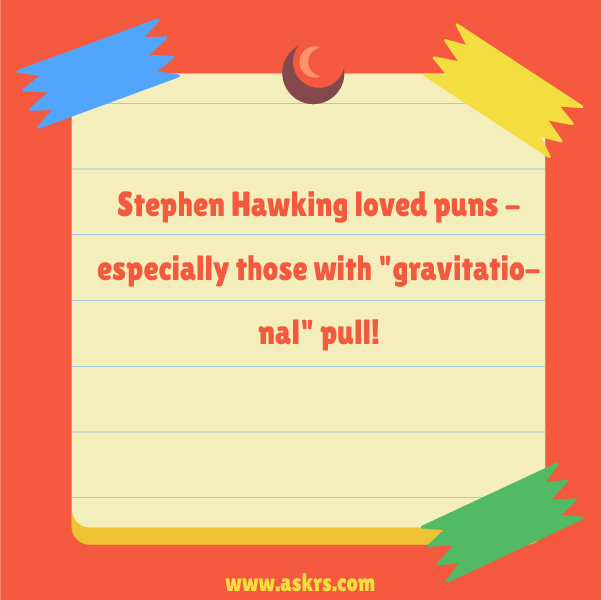Funny Jokes About Stephen Hawking